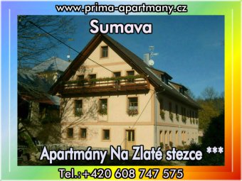 Apartmán, Stožec, Apartmány Na Zlaté stezce *** (Stožec - České Žleby)