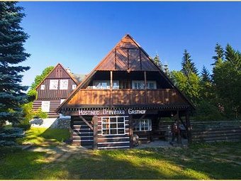 Penzion, Harrachov, Levné ubytování Krkonoše, Pension Dřevěnka