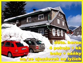 Rokytnice nad Jizerou roubená chalupa k pronajmutí Krkonoše Rokytnice nad Jizerou roubená chalupa k pronajmutí Krkonoše