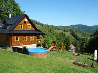 Chata / Chalupa, Stříbrnice, Roubenka Stříbrnice s bazénem Chata / Chalupa, Stříbrnice, Roubenka Stříbrnice s bazénem