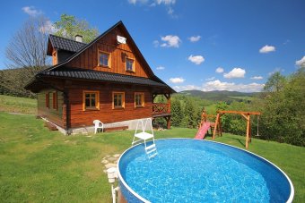 Chata / Chalupa, Stříbrnice, Roubenka Stříbrnice s bazénem Chata / Chalupa, Stříbrnice, Roubenka Stříbrnice s bazénem