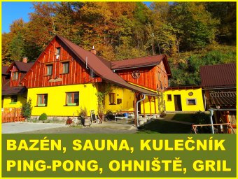 Pěkné ubytování v Jeseníkách - Chata Oldřiška s bazénem, Jeseníky Pěkné ubytování v Jeseníkách - Chata Oldřiška s bazénem, Jeseníky