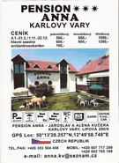 Pension ANNA Karlovy Vary, západočeské lázně (www.ubytovani-aktualne.cz)