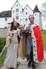 Seebergské hry -uvítání římského a českého krále Karla IV na hradě Seeberg