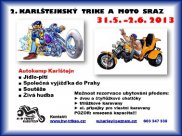 Karlštejn - 2. trike a moto sraz